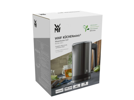 Kitchenminis 800 ml electric kettle, graphite