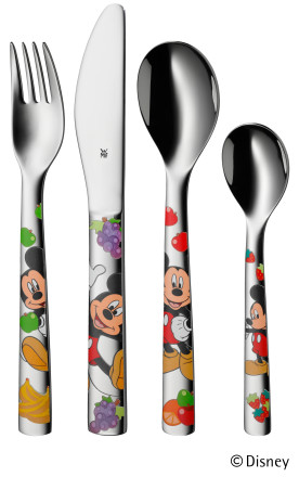 Mickey Mouse children’s cutlery set, 4-piece